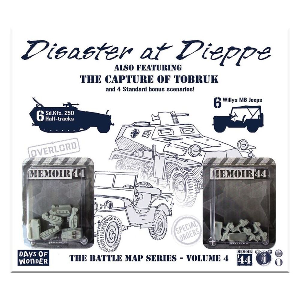 Memoir '44: Disaster at Dieppe Battle Map